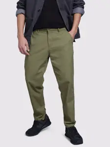 The Roadster Life Co. Men Straight Fit Pure Cotton Chinos
