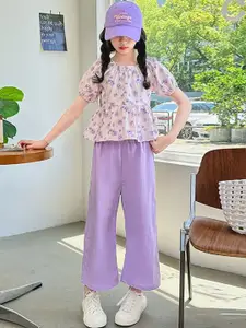 StyleCast x Revolte Girls Printed Top With Pyjamas