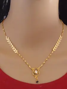 Ramdev Art Fashion Jwellery Gold-Plated Brass Necklace