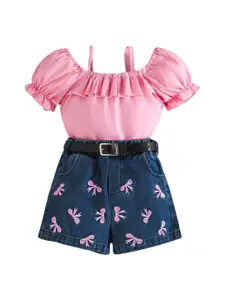 StyleCast x Revolte Girls Top with Shorts