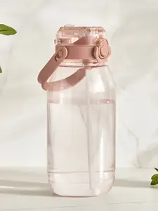 Home Centre Pink & Transparent Polyethylene Solid Water Bottle - 2L
