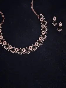 Anouk Gold-Plated Earring & Necklace Set