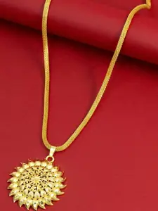 Ramdev Art Fashion Jwellery Gold-Plated Brass Necklace