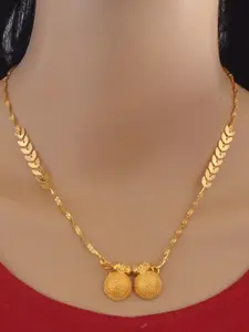 Ramdev Art Fashion Jwellery Gold-Plated Brass Necklace