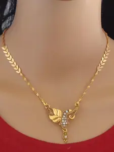 Ramdev Art Fashion Jwellery Gold-Plated Brass Necklace