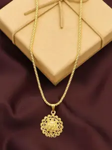Ramdev Art Fashion Jwellery Gold-Plated Brass Necklace