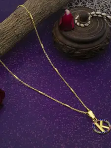 Ramdev Art Fashion Jwellery Gold-Plated Brass Necklace