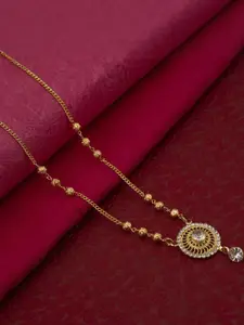 Ramdev Art Fashion Jwellery Gold-Plated Brass Necklace
