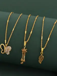 Ramdev Art Fashion Jwellery Gold-Plated Brass Necklace