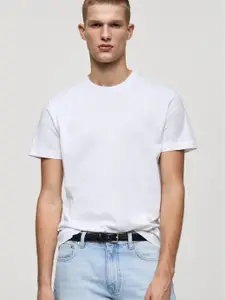 MANGO MAN Pure Cotton Slim Fit T-shirt