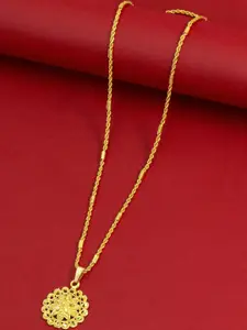 Ramdev Art Fashion Jwellery Gold-Plated Brass Necklace