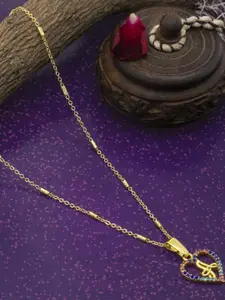 Ramdev Art Fashion Jwellery Gold-Plated Brass Necklace