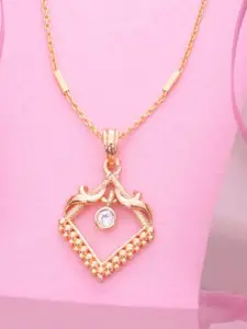 Ramdev Art Fashion Jwellery Gold-Plated Brass Necklace