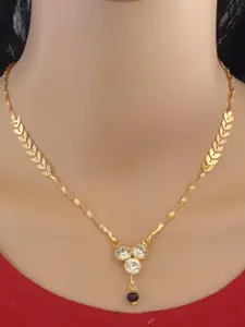 Ramdev Art Fashion Jwellery Gold-Plated Brass Necklace