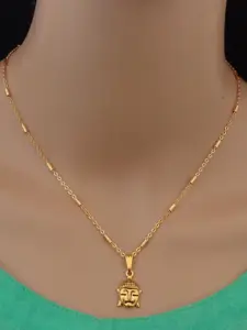 Ramdev Art Fashion Jwellery Gold-Plated Brass Necklace
