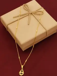 Ramdev Art Fashion Jwellery Gold-Plated Brass Necklace