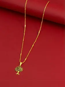 Ramdev Art Fashion Jwellery Gold-Plated Brass Necklace