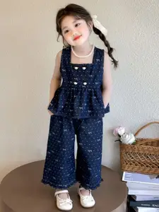 StyleCast x Revolte Girls Printed Top with Leggings