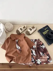 StyleCast x Revolte Boys Shirt with Shorts