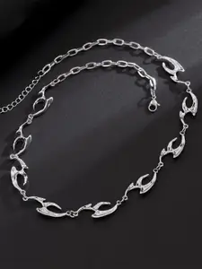 StyleCast x Revolte Silver-Plated Minimal Necklace