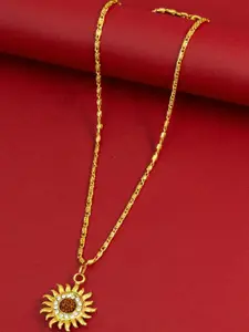 Ramdev Art Fashion Jwellery Gold-Plated Brass Necklace