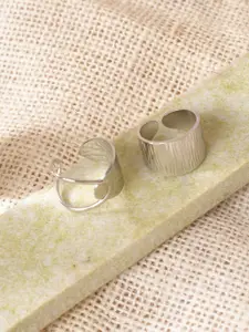 Niska Set Of 2 Adjustable Finger Rings