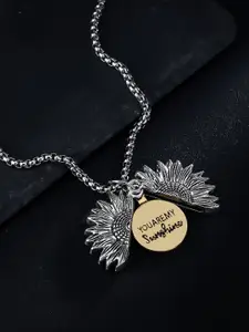 StyleCast x Revolte Stainless Steel Silver-Plated Necklace