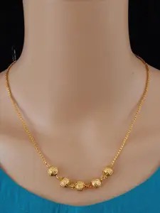 Ramdev Art Fashion Jwellery Gold-Plated Brass Necklace