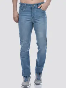 Numero Uno Men Slim Fit Mid-Rise Clean Look Light Fade Stretchable Jeans