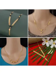 Ramdev Art Fashion Jwellery Gold-Plated Brass Necklace