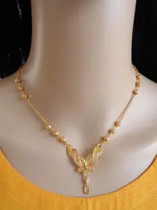 Ramdev Art Fashion Jwellery Gold-Plated Brass Necklace