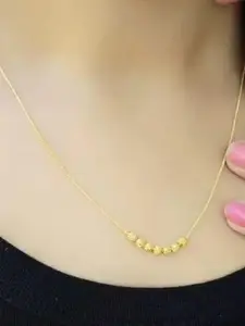 Ramdev Art Fashion Jwellery Gold-Plated Brass Necklace