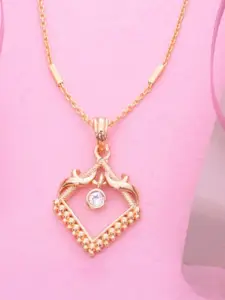 Ramdev Art Fashion Jwellery Gold-Plated Brass Necklace