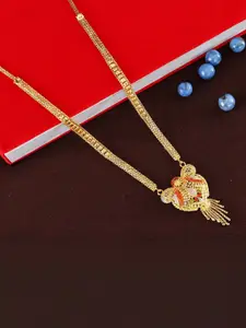 Ramdev Art Fashion Jwellery Gold-Plated Brass Necklace