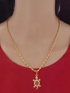 Ramdev Art Fashion Jwellery Gold-Plated Brass Necklace