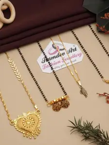 Ramdev Art Fashion Jwellery Gold-Plated Brass Necklace