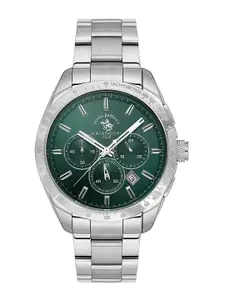 SANTA BARBARA POLO & RACQUET CLUB Men Stainless Steel Bracelet Style Straps Analogue Watch