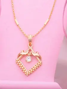 Ramdev Art Fashion Jwellery Gold-Plated Brass Necklace