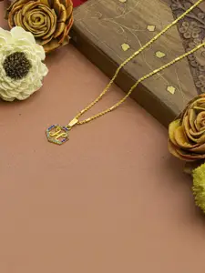Ramdev Art Fashion Jwellery Gold-Plated Brass Necklace