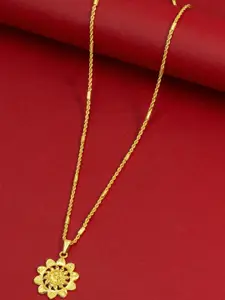 Ramdev Art Fashion Jwellery Gold-Plated Brass Necklace