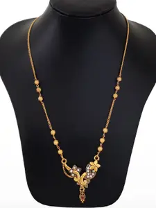Ramdev Art Fashion Jwellery Gold-Plated Brass Necklace