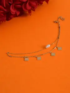 DressBerry Artificial Stones and Beads Anklet