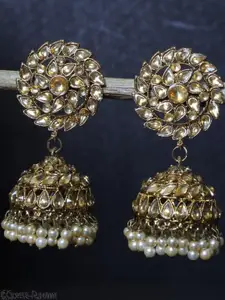 FASHION EMPIRE Dome Shaped Jhumkas Earrings