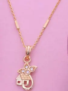 Ramdev Art Fashion Jwellery Gold-Plated Brass Necklace