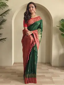 DEVATITHI Elegant Zari Silk Sarees