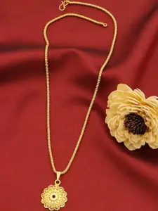 Ramdev Art Fashion Jwellery Gold-Plated Brass Necklace