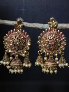 FASHION EMPIRE Dome Shaped Jhumkas Earrings