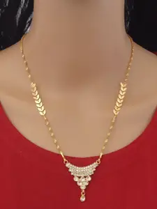 Ramdev Art Fashion Jwellery Gold-Plated Brass Necklace