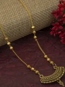 Ramdev Art Fashion Jwellery Gold-Plated Brass Necklace