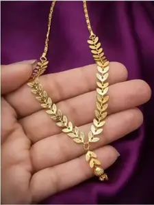 Ramdev Art Fashion Jwellery Gold-Plated Brass Necklace